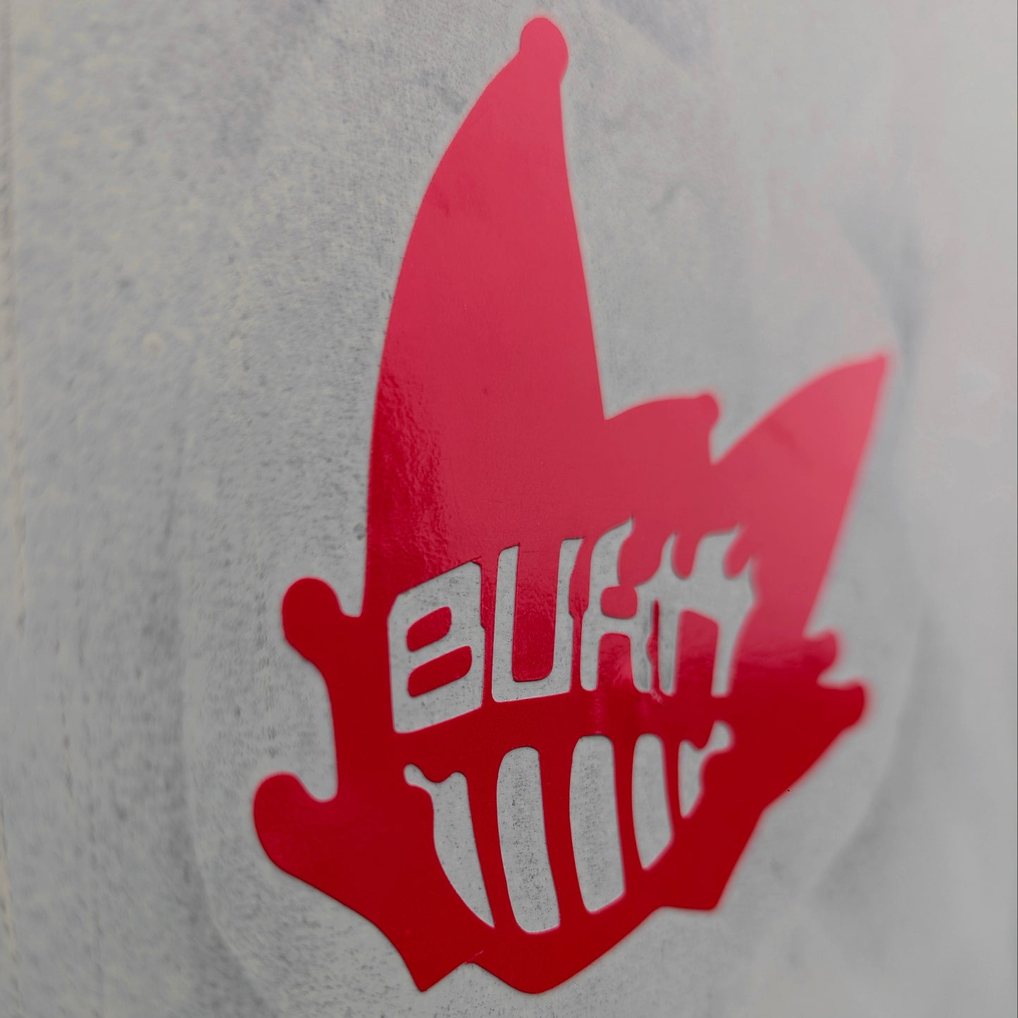 4" Smile Logo // cut slap decal