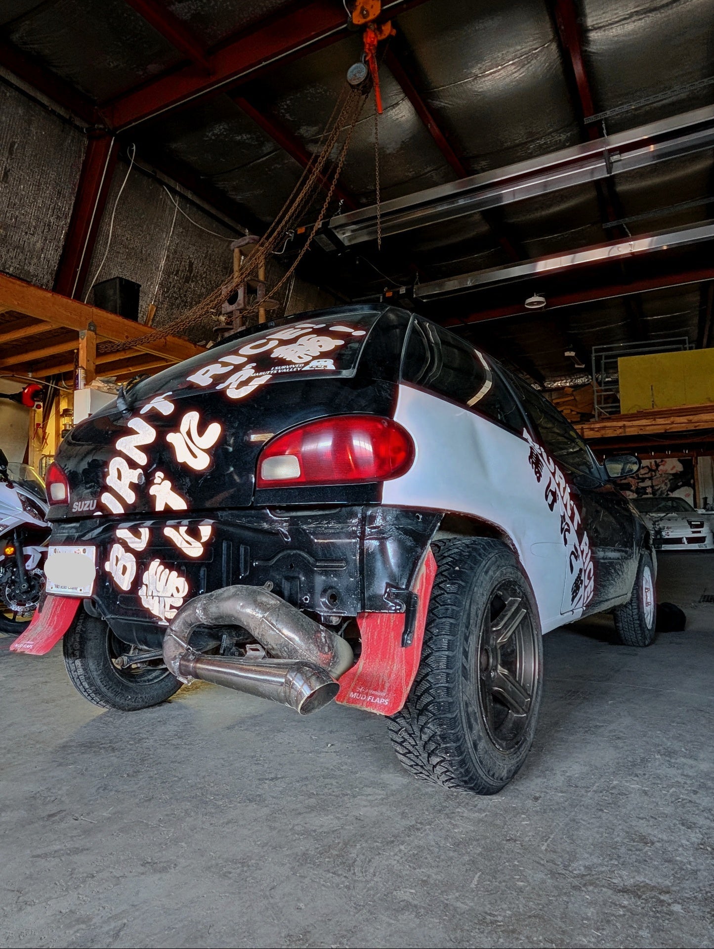 GIANT 42" Reflective Ofudo [BURNT RICE!] Decal