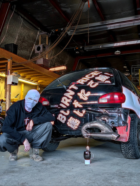 GIANT 42" Reflective Ofudo [BURNT RICE!] Decal