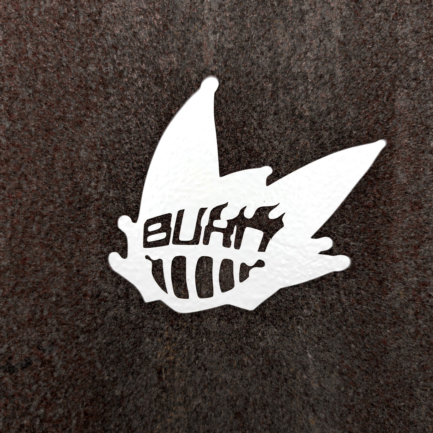 4" Smile Logo // cut slap decal