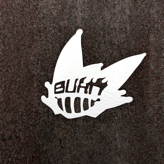 4" Smile Logo // cut slap decal