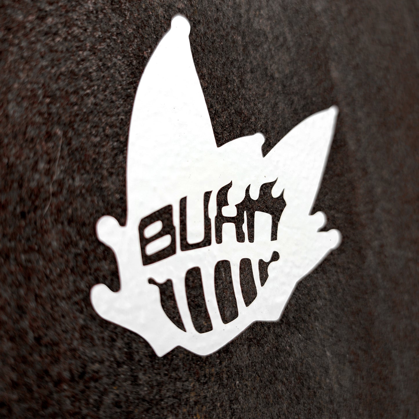 4" Smile Logo // cut slap decal