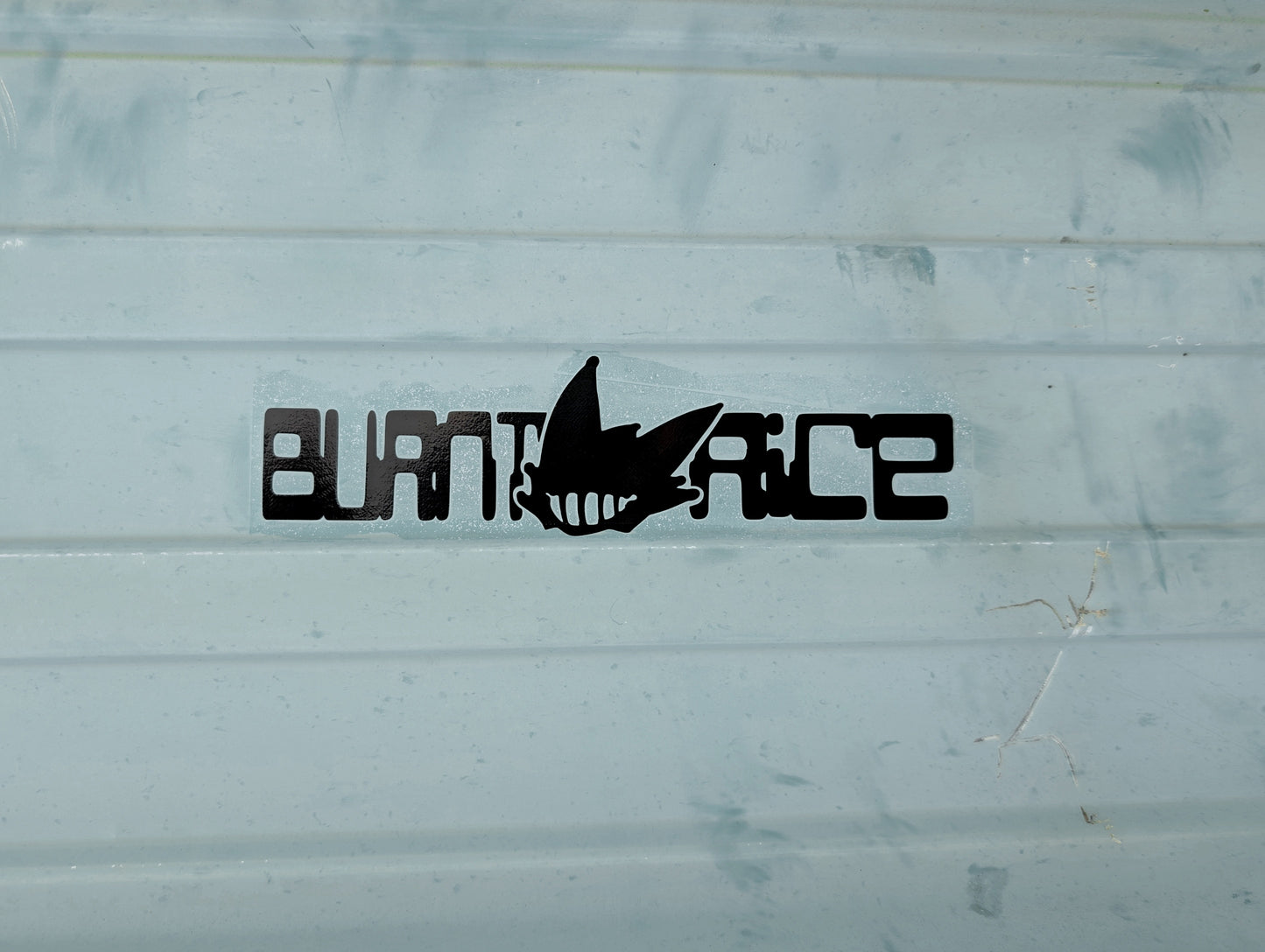 7.5" BURNT RICE Cut Logo