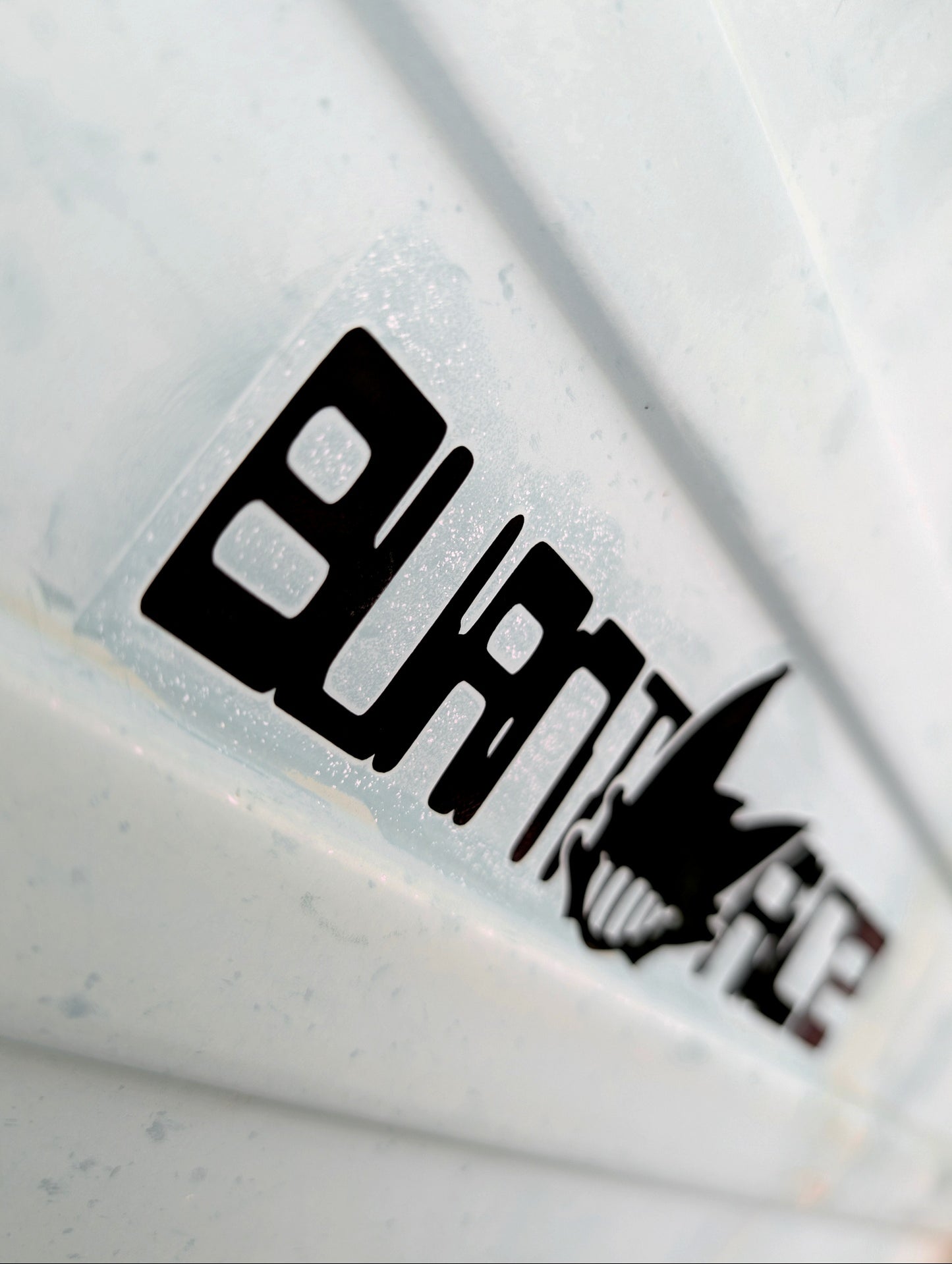 7.5" BURNT RICE Cut Logo