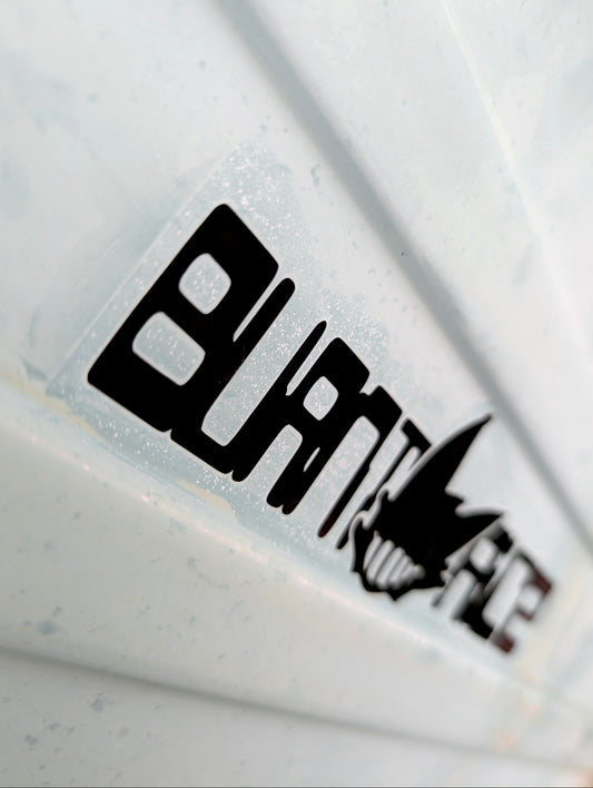 7.5" BURNT RICE Cut Logo